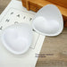 Removable Sponge Brassiere Pad Inserts White Free Size
