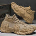Fashion Flyknit Casual Sneaker Men Beige
