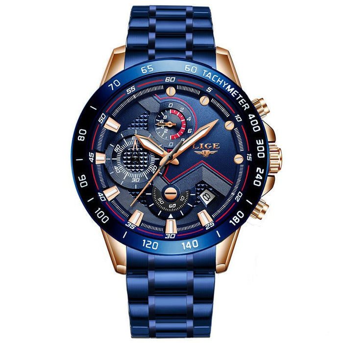 Multifunction Everyday Watch Blue