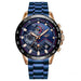 Multifunction Everyday Watch Blue black