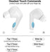 A9Pro Wireless Earbuds with Touchscreen, Bluetooth 5.4 and ANC/ENC