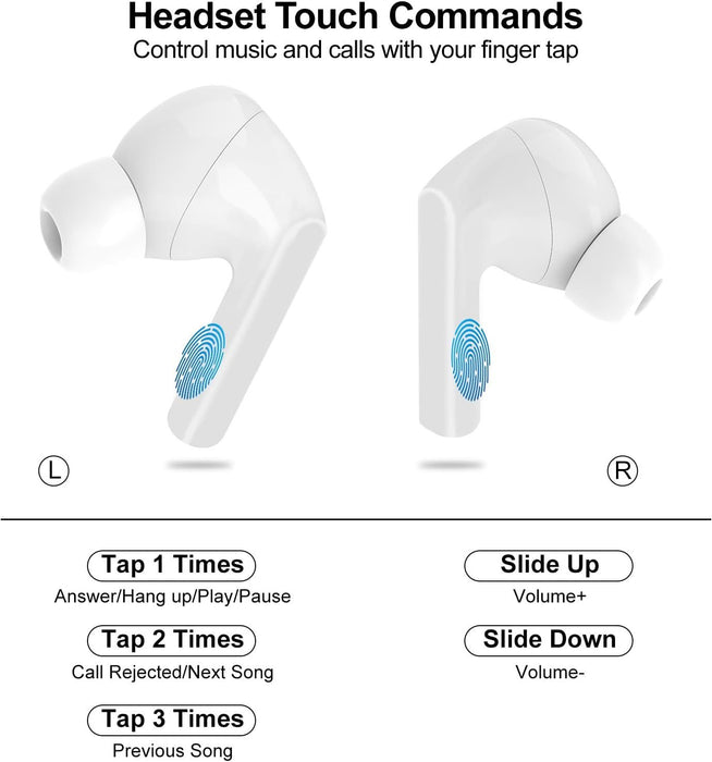 A9Pro Smart Touch Screen Wireless Earbuds – Bluetooth 5.4, ANC/ENC, Hi-Fi Sound