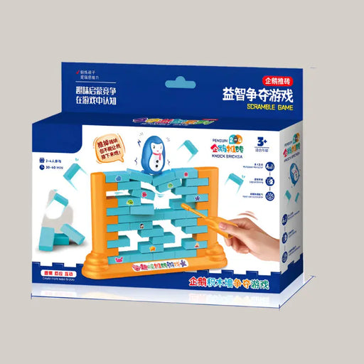Save Penguin Educational Toys Double Board Game Toys Penguin Brick Pushing Game