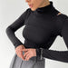 Two-piece Crop Tops Black
