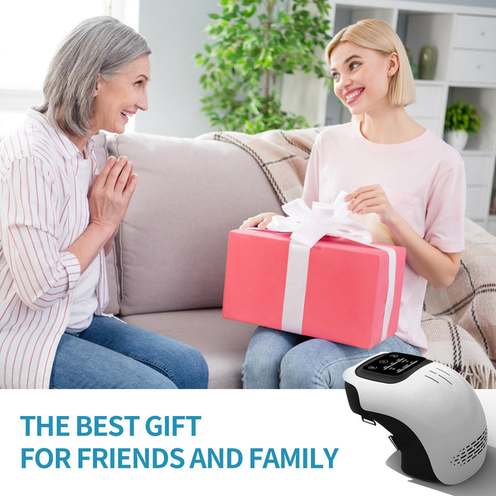 Massager Rechargeable Pain Relief Infrared Laser Vibration Knee Massager