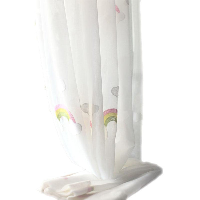 Children's Rainbow Gauze Curtains
