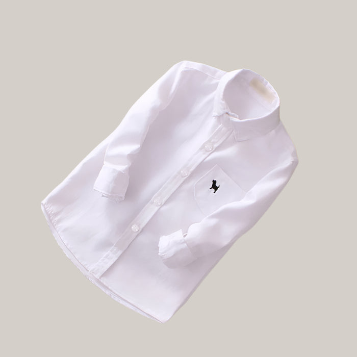 Children's Shirts Boys' Long-sleeved Shirts