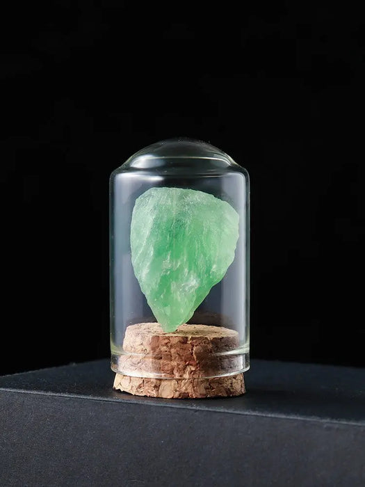 Natural Crystal Ore Specimen Ornaments Rock Green fluorite