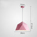Colorful Mini Pendant Lamp Pink Medium