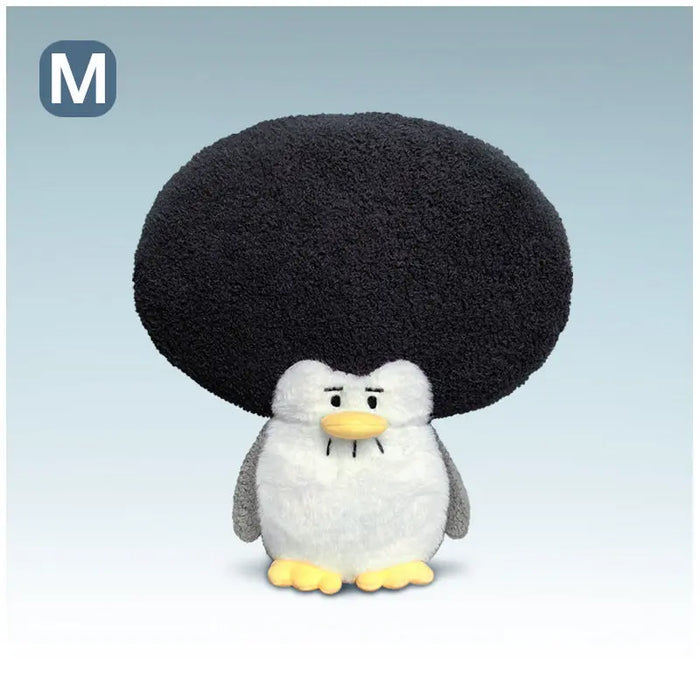 Penguin Action Sad Expression Doll Plush Toy White M