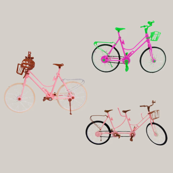 Miniature Bicycle Toy – 2 Sizes, 3 Styles