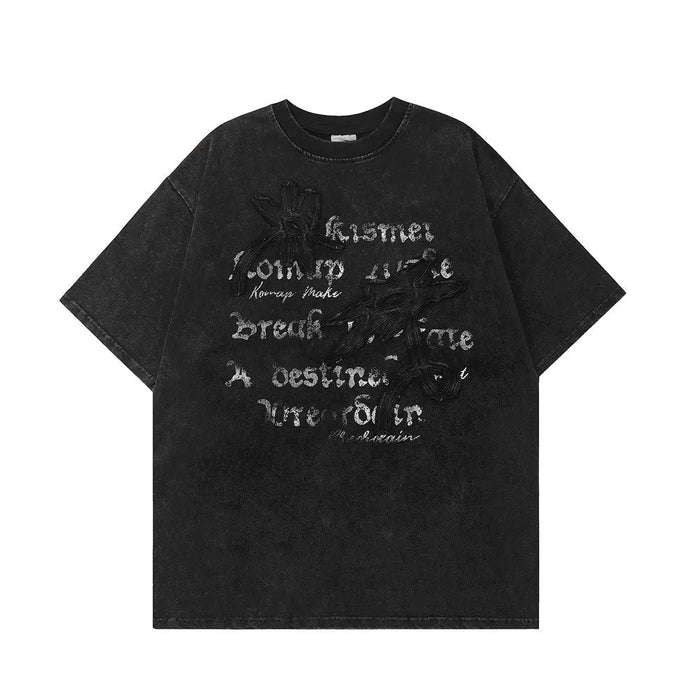 ASI Store Unique Floral Tee for Stylish Comfort Black