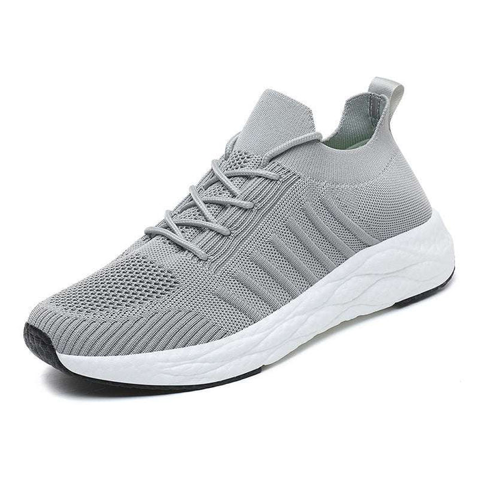Men's Breathable Fabric Sneakers Gray