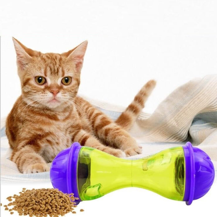 Food Dispenser Ball For Cats Playing Training