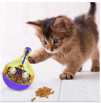 Food Dispenser Ball For Cats Playing Training