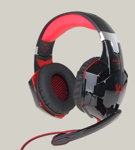 Gaming Headset with Microphone Dark red