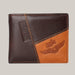 Genuine Leather Men Patchwork Wallets 1style