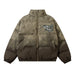 Men's Gradient Cotton Jacket Dark Color
