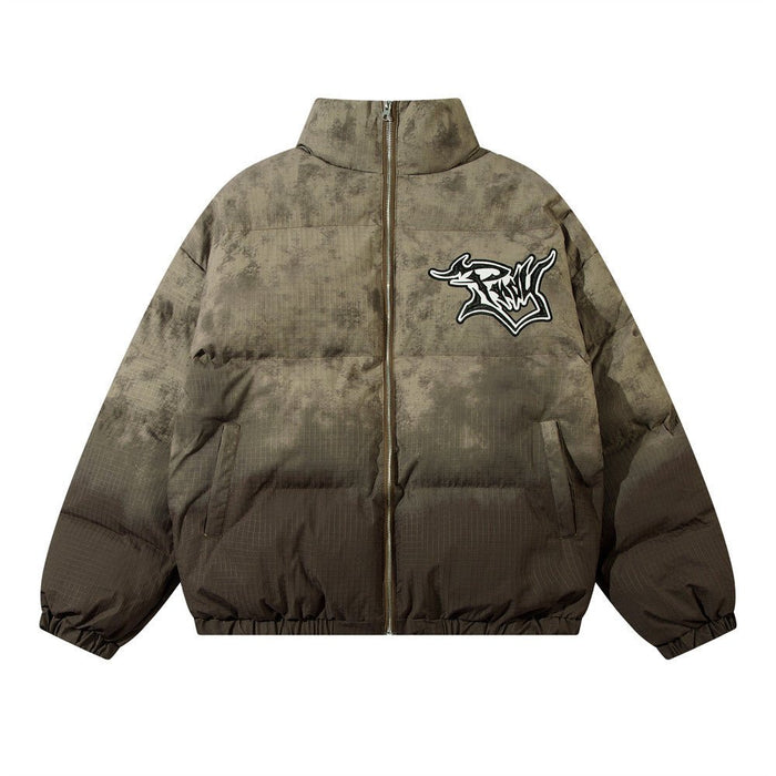Men's Gradient Cotton Jacket Dark Color