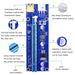 Graphics card extension cord adapter