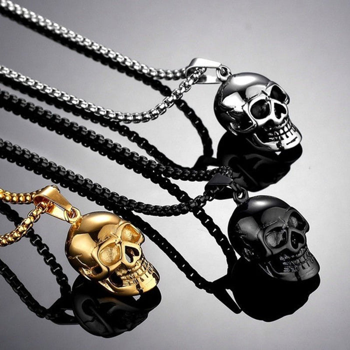 Halloween Skull Necklace for Men