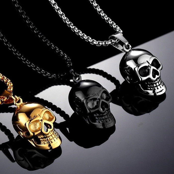 Halloween Skull Necklace for Men