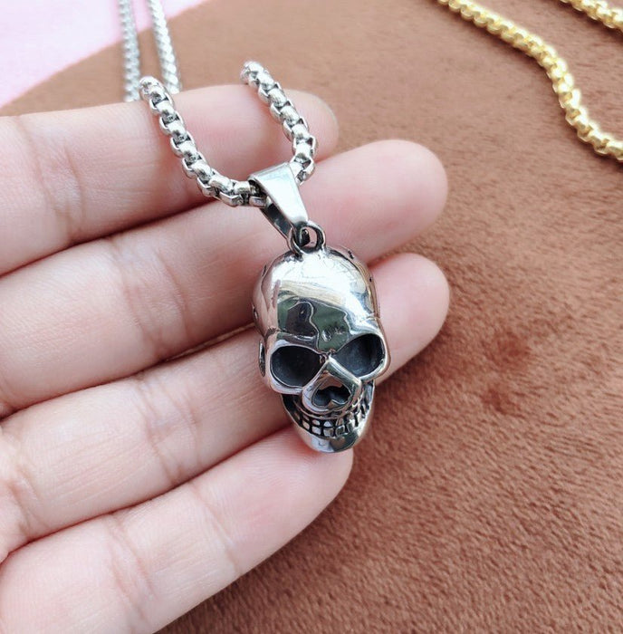 Halloween Skull Necklace for Men