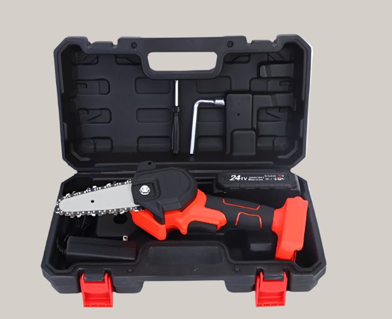 Hand-held Rechargeable Logging Saw Orange US