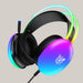Head-mounted Computer Gaming Headset Black