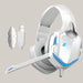 Head-mounted gaming headset White