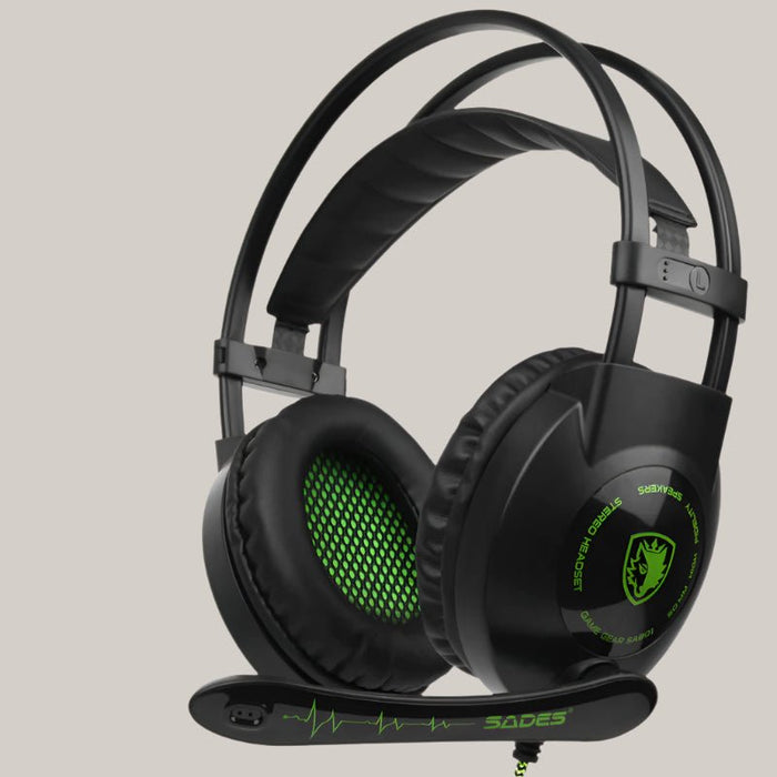 Over-Ear Gaming Headset Green
