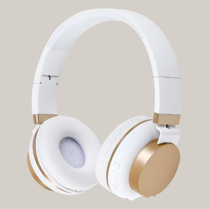 Heavy Bass Gaming Card Bluetooth Headset White