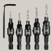 Hex-Shank Woodworking Countersink Drill Bit 5natural color wrench 5to12