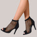 Women's High-Heel Ankle Boots with Zip