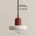 French-Style Decorative Lamp Red