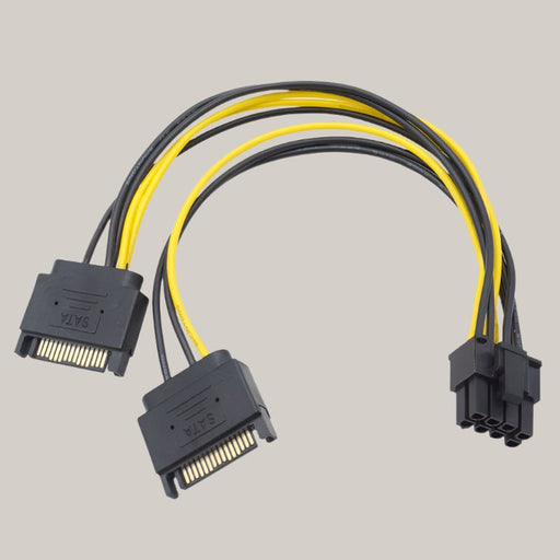 Home Fashion Minimalist Graphics Card Power Cord Yellow