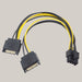 Home Fashion Minimalist Graphics Card Power Cord Yellow