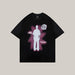 Human Shadow Print Men Summer Clothing
