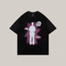 Men's Shadow-Print Summer T-Shirt Black