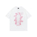 Men's Shadow-Print Summer T-Shirt White