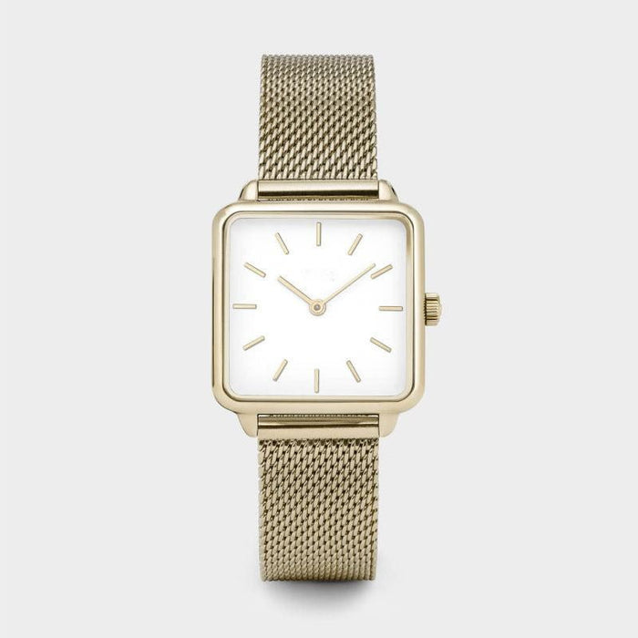 Influx male personality creative black and white electronic watch 827B
