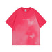 Men's Gradient-Print Casual Shirt Red