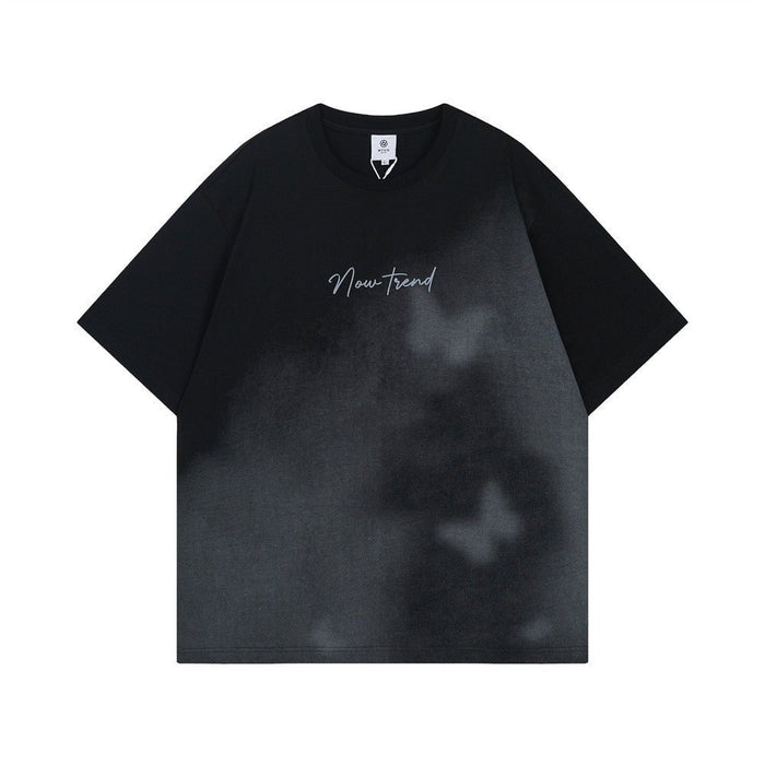 Men's Gradient-Print Casual Shirt