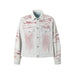 Men's Tie-Dye Loose Denim Jacket
