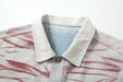 Inkjet Tie-dyed Denim Loose Jacket Men