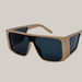integrated sunglasses Gold black grey