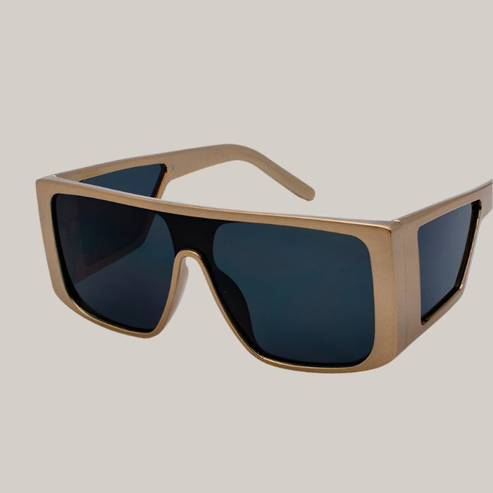 integrated sunglasses Gold black grey