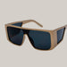 integrated sunglasses Gold black grey