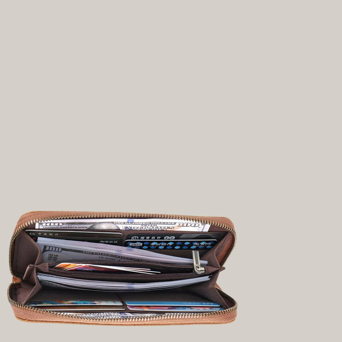 JOYIR Genuine Leather Long Wallets for Men