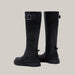 Leather kids boots Black